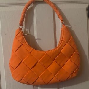Jason Wu Vibrant Orange Woven Hobo Bag